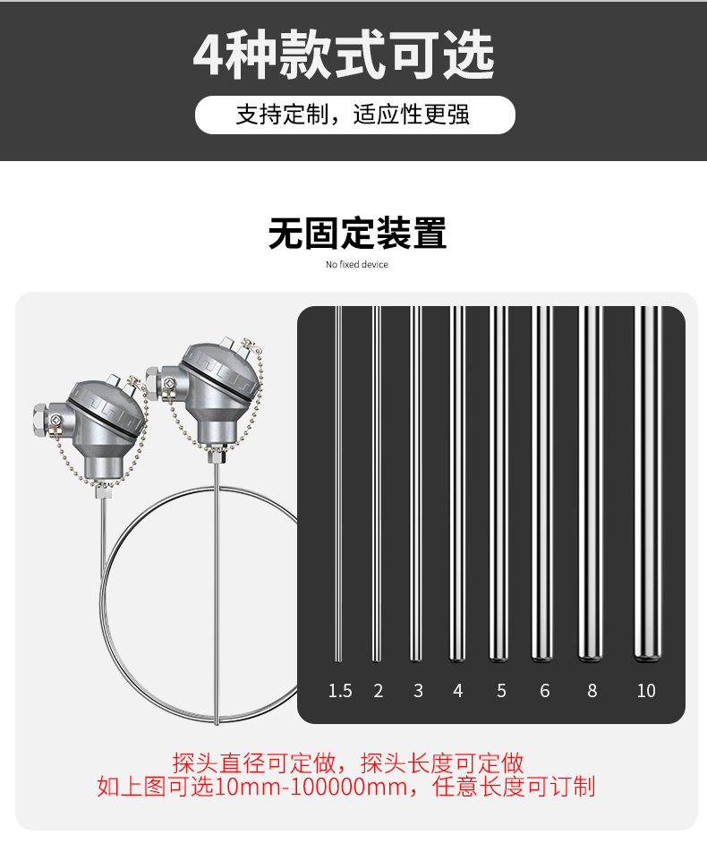 鎧裝熱電偶-阻10_http://m.tynrsq.com.cn_溫度儀表_第7張