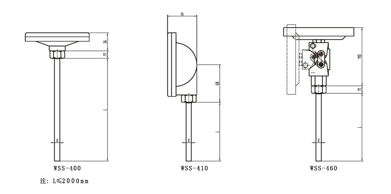 WSS工業雙金屬溫度計(通用型無固定裝置)_雙金屬溫度計_第3張_重慶西珠儀表科技有限公司 WSS工業雙金屬溫度計(通用型無固定裝置)_http://m.tynrsq.com.cn_雙金屬溫度計_第3張