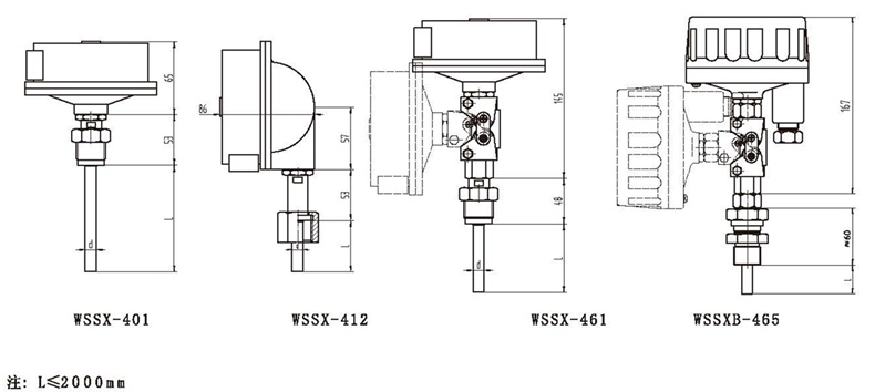 WSSX工業(yè)雙金屬溫度計(jì)（電接點(diǎn)型螺紋式）_http://m.tynrsq.com.cn_雙金屬溫度計(jì)_第3張